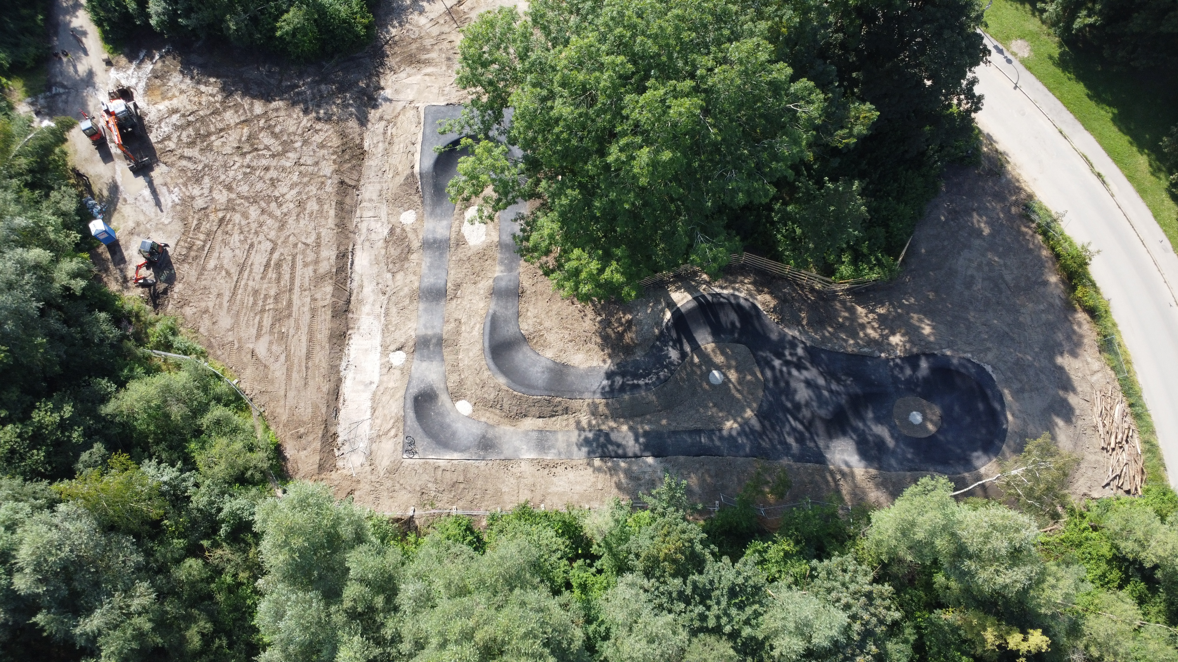 Asphalt Pumptrack Augsburg – Big Air Referenzprojekt