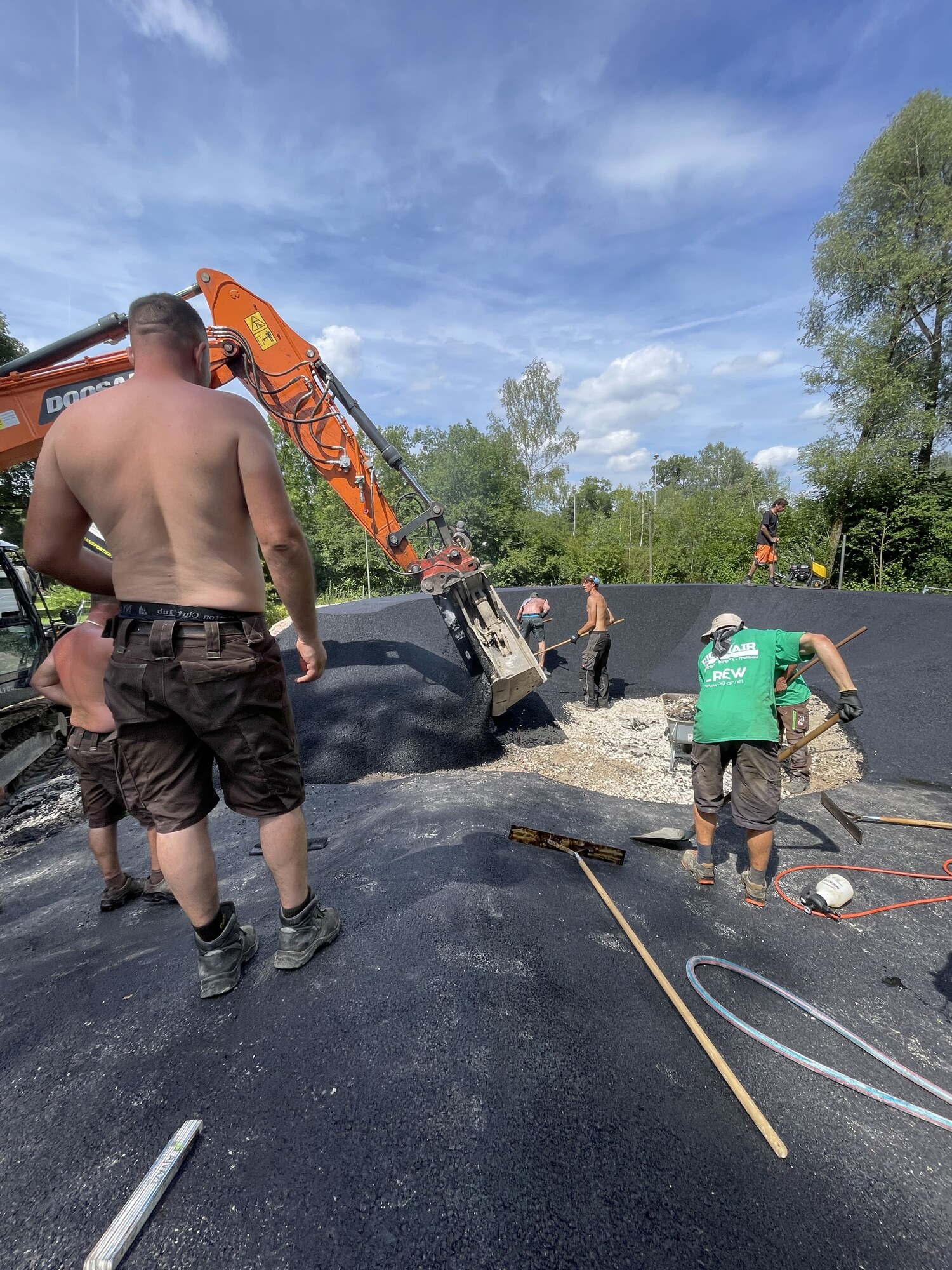 Asphalt Pumptrack Augsburg – Big Air Referenzprojekt
