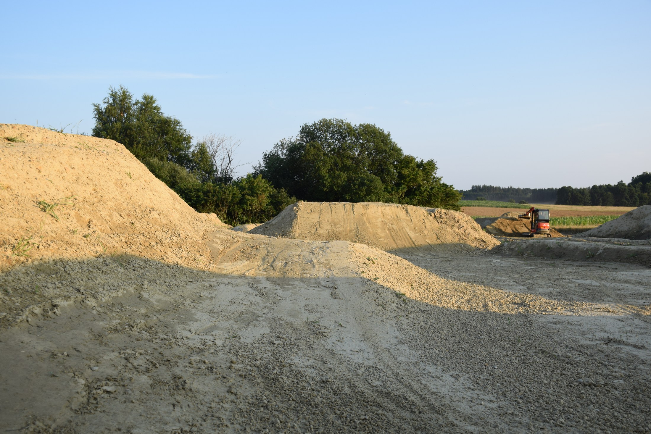 Big Air Dirtpark in Lehmbauweise