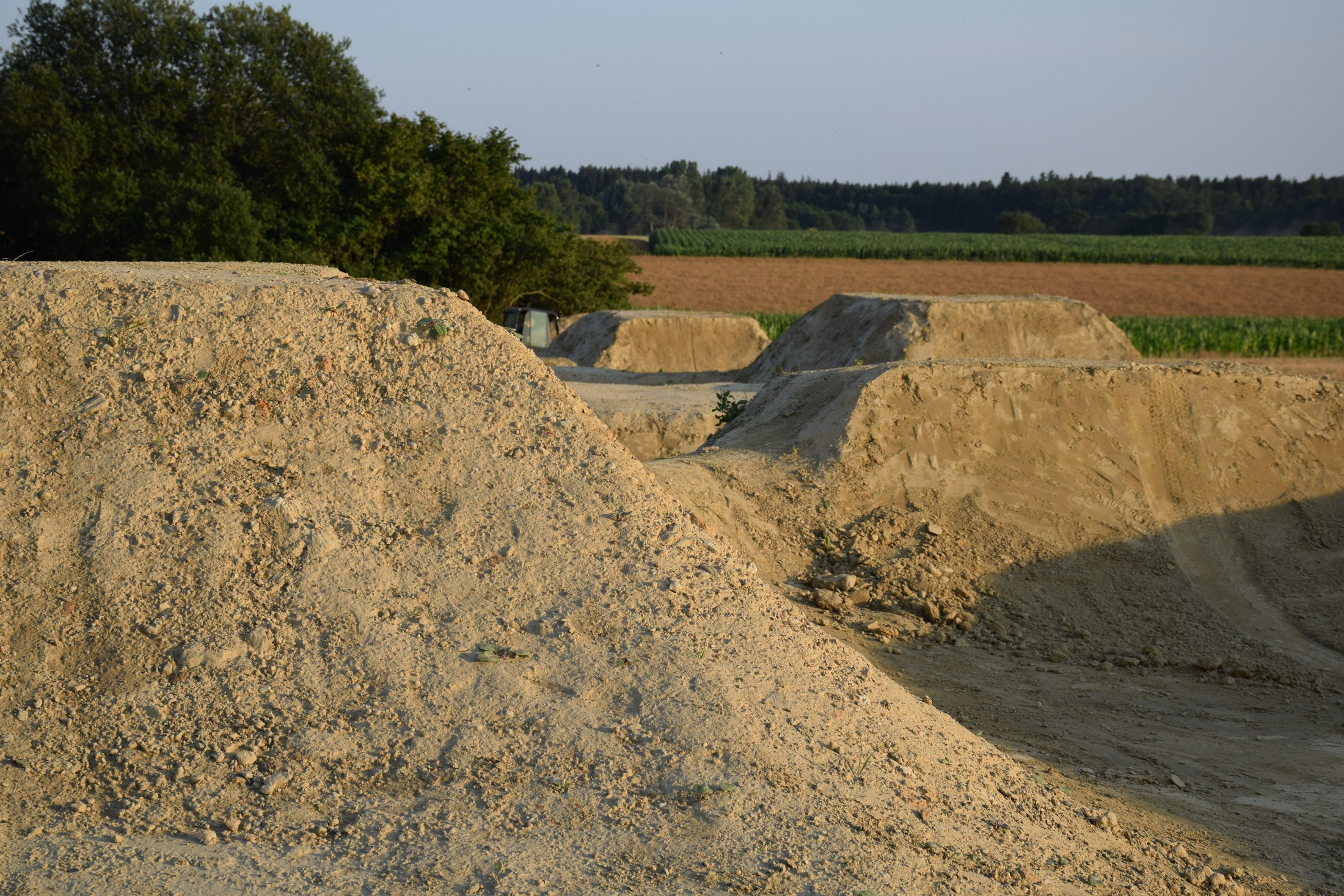 Big Air Dirtpark in Lehmbauweise