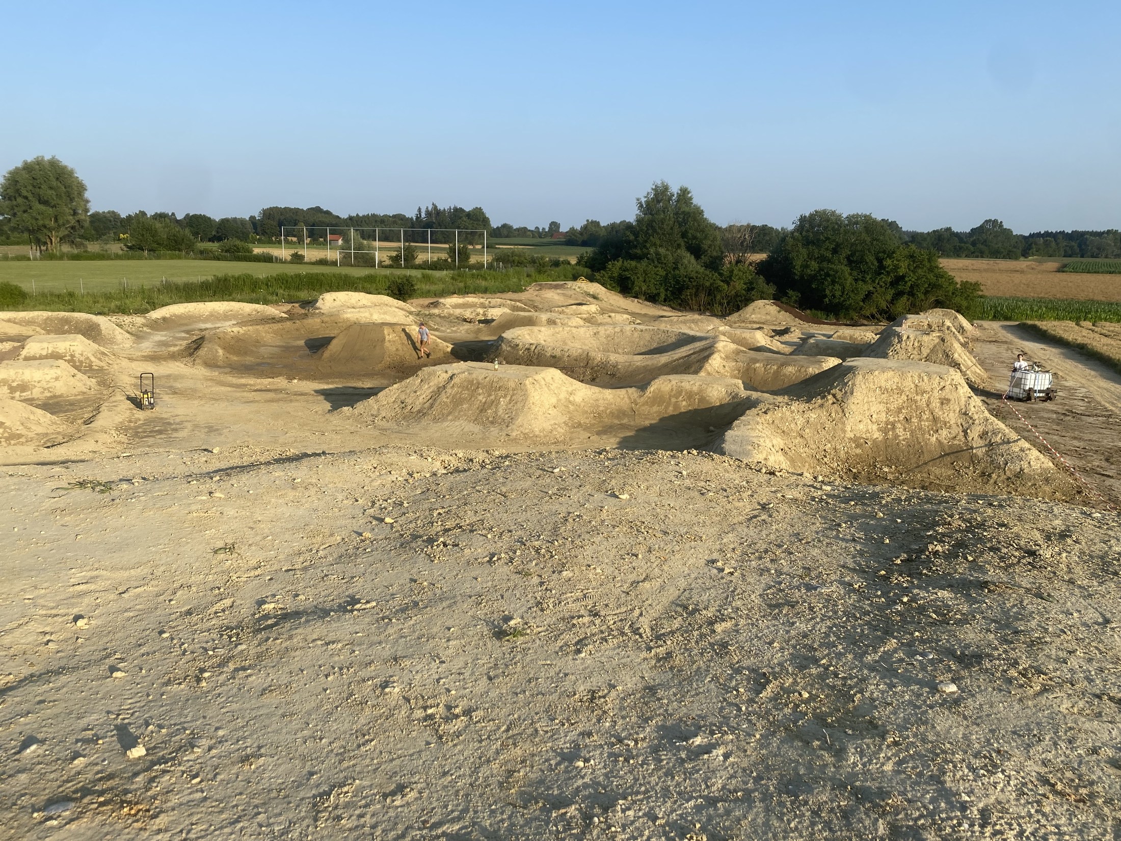 Big Air Dirtpark in Lehmbauweise