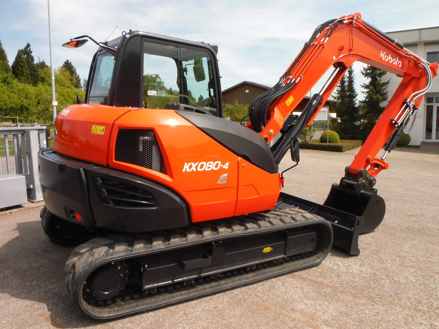 Kubota KX080 · Kettenbagger - Big Air Bau